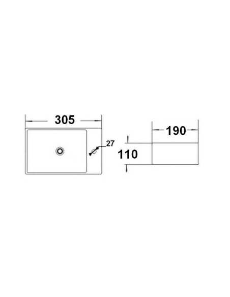Small hand washing machine 30x20 cm Essento - Hand washing machine