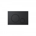 Plaque de déclenchement Circle noire pour bâti-support BF 101 | Rue du Bain