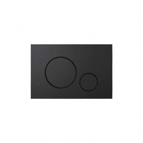 Plaque de déclenchement Circle noire pour bâti-support BF 101 | Rue du Bain