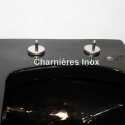 WC rettangolare sospeso - con triturazione - Lucida ceramica nera - 52x39 cm - Kube