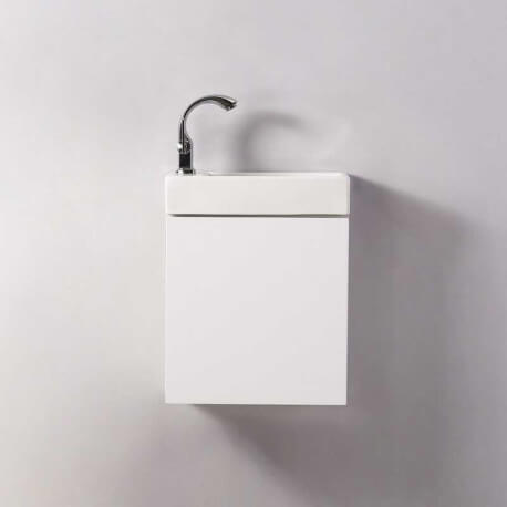 Hand wash cabinet - White - City - 38x14 cm - Minimalist