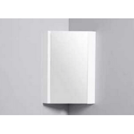 Armario Angle con espejo de baño - 31x31 cm - crema blanca