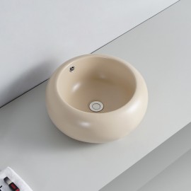 Ceramic round laying basin Ove