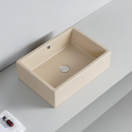 Línea de suelo de cerámica rectangular