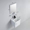 Cuarto de baño pequeño gabinete de lavado de mano - blanco - diario