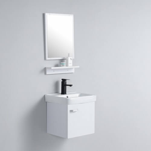 Cuarto de baño pequeño gabinete de lavado de mano - blanco - diario