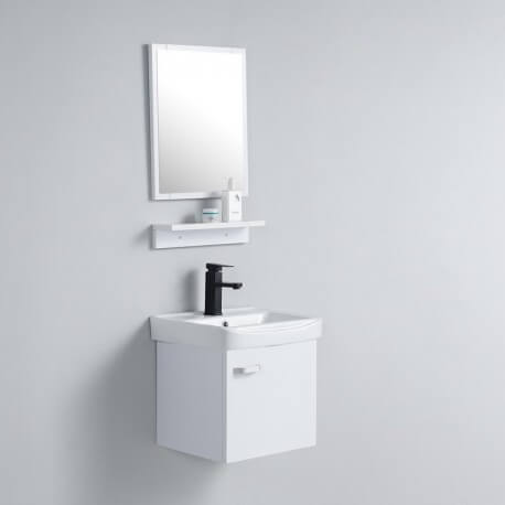 Small Bathroom Hand Wash Cabinet - White - Daily
