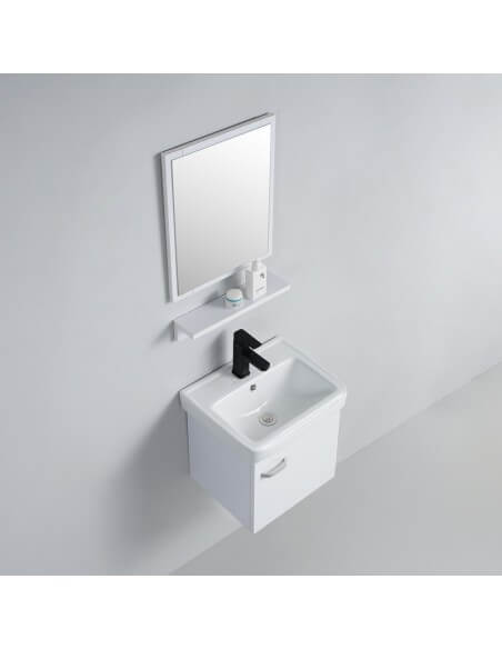 Small Bathroom Hand Wash Cabinet - White - Daily