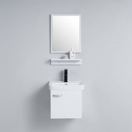 Cuarto de baño pequeño gabinete de lavado de mano - blanco - diario