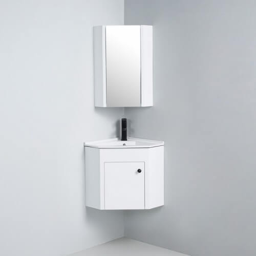 Cuarto de baño espejo armario - Blanco - Lavado de mano - Ciudad Rue Du Bain