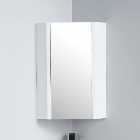 Mobiliario de espejo de baño - Blanco