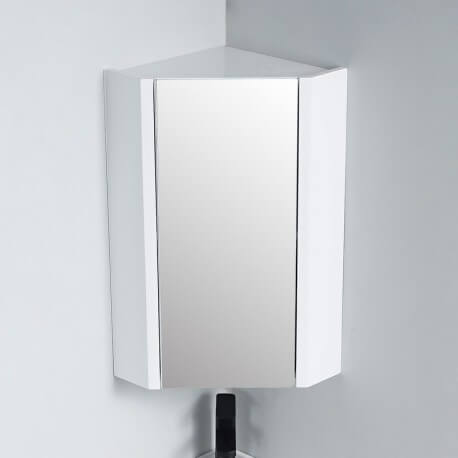 Mobiliario de espejo de baño - Blanco
