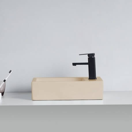 Studio|Rue du bain lavabo rettangolare destro
