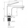 Rubinetto Mitiger Lavabo Square Chromé - Arcolor