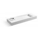 Washbasin suspendierter Verbund weiß matt - Feel