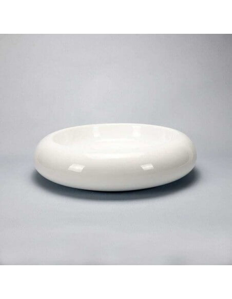 Round Poser Vasque - White Ceramic - 46 cm - Galaxy