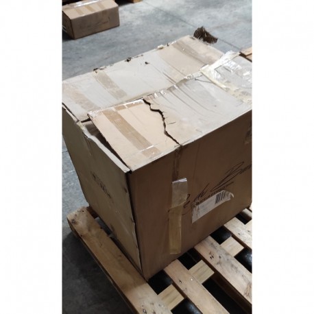 Bathroom furniture 2 drawers 60 cm White Oak Grey Scandinavian - Outlet