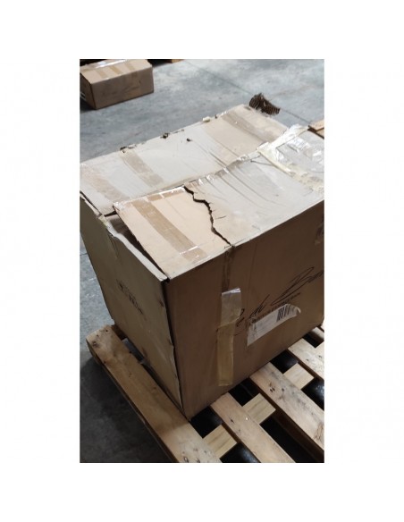 Bathroom furniture 2 drawers 60 cm White Oak Grey Scandinavian - Outlet