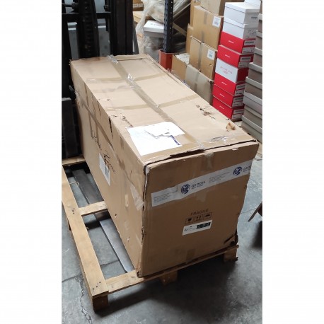 Meuble salle de bain Chêne Gris double vasque 120cm Scandinave - Outlet