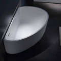 Baño asimétrico acrílico blanco - 170x100 cm - Palermo