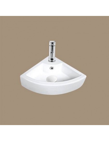 Corner washbasin 32x46 cm - Ceramic - Tokyo
