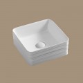 Lavabo da appoggio quadrato 39 cm Design - Ceramica - Carena