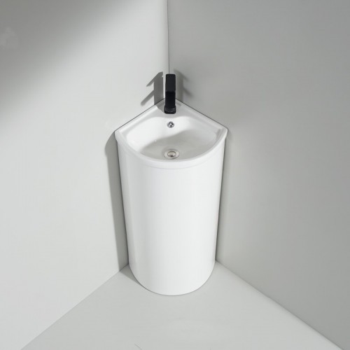 Lavabo Totem Angle 45x85 cm - Cerámica - Laos