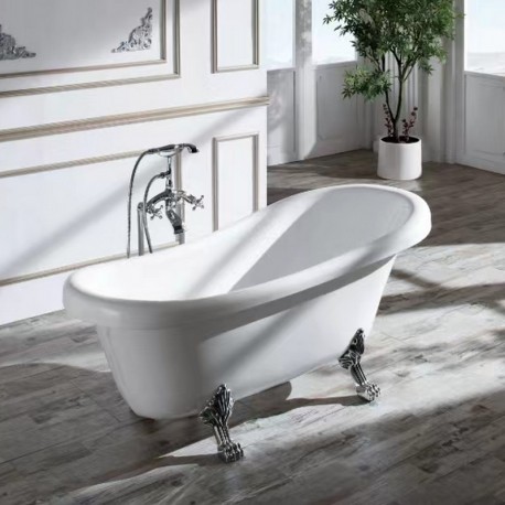 Bagno Ilot Ovale - Bianco acrilico -170x78 cm - Diva