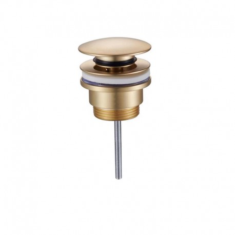 Washbasin Universal Brass Click-Clac Cup Gold spazzolato