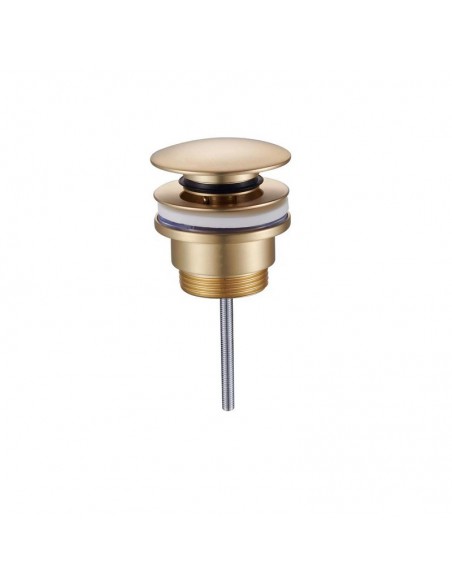 Washbasin Universal Brass Click-Clac Cup Gold Brushed