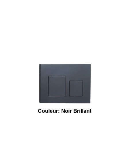 City Gloss Black Square Doppel-Triggerplatte