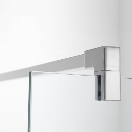 Doccia parete vetro fisso 100 cm - Profilo Alu matte - Bahia