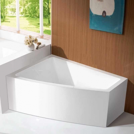 Angle Bathtub Asymmetric Acrylic left 160x120 cm - Kingston
