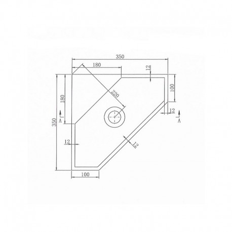 Lave Main d'angle OPTIM' suspendu - Solid Surface - Blanc Mat - Porte serviette - 35 x 35 cm  | Rue du Bain