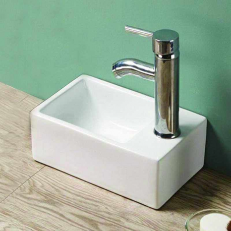 Small ceramic hand washing machine Essento right