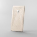 Shower Receiver 100x80 Rectangle - Composite Cream - Nazca