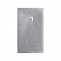 Ricevitore doccia 100x80 Rettifica - Grigio composito - Nazca