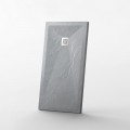 Ricevitore doccia 100x80 Rettifica - Grigio composito - Nazca