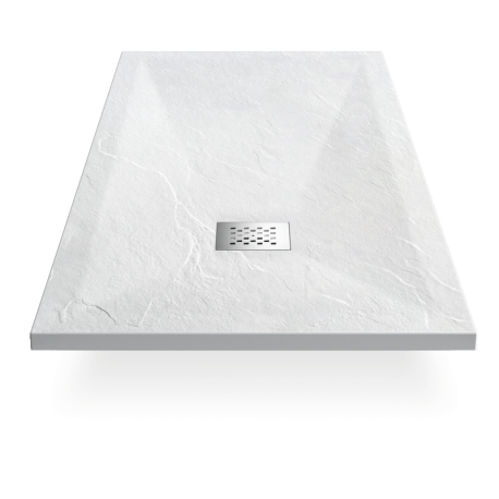 Shower Receiver 120x80 Rectangle - Composite White - Nazca