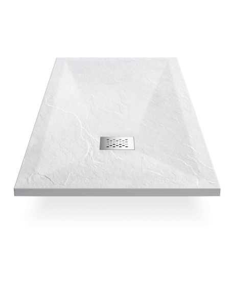 Receveur de Douche 120x80 Rectangle - Composite Blanc - Nazca