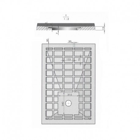 Receveur de Douche 120x80 Rectangle - Composite Blanc - Nazca