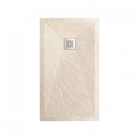 Piatto doccia 120x80 rettangolare - Crema Composite - Nazca