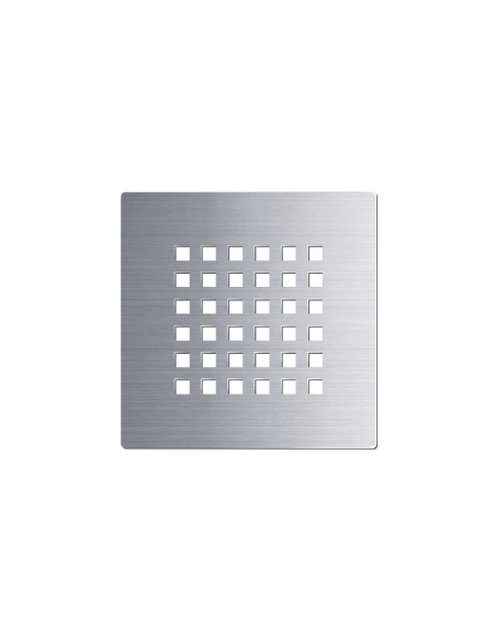 Stainless steel grill shower receiver Rue du Bain