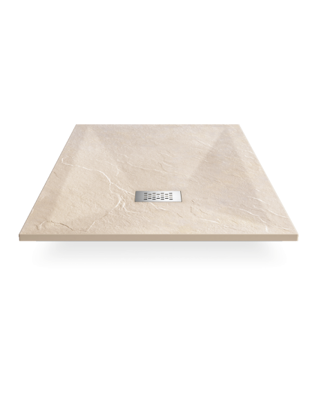 Ricevitore doccia 90x90 Square - Crema compositi - Nazca