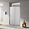 Shower door Sliding Niche Glass Satin 140cm Profile Alu matt-Ibiza
