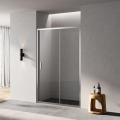 Puerta de ducha deslizante Niche Glass 120 cm Perfil Alu matte - Ibiza
