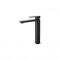 Raised square sink mixer faucet - Black Mat - Cube