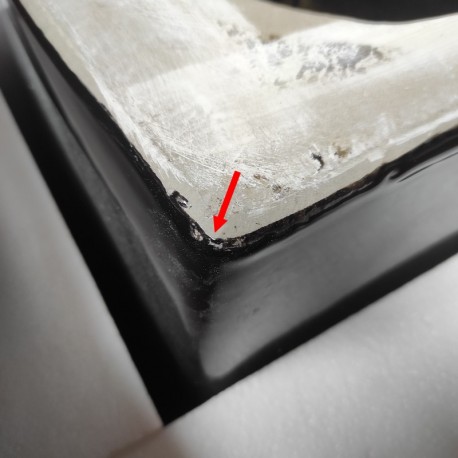 Lave Main Totem Carré - Céramique Noir - 33x84...