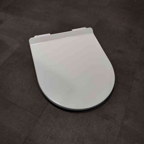 Abattant pour WC Design Blanc type duroplastic - Modène