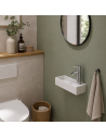 Hand wash Rectangle Straight Ceramic White - 38x15 cm - Minimalist